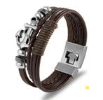 Leren armbanden., Ophalen of Verzenden, Nieuw, Leer