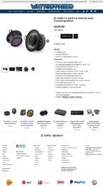 JL Audio C2-350X 3.5-inch Coaxial speakers / Auto speakers, Hifi-Focus, Aalsmeerderweg 173 1432 CL, Aalsmeer, Nieuw, Ophalen of Verzenden