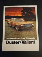 Brochure Plymouth Duster & Valiant 1975 USA, Ophalen of Verzenden, Zo goed als nieuw, Overige merken