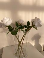 Grote Glazen Vaas - Stijlvol & Tijdloos, Overige kleuren, Ophalen of Verzenden, Minder dan 50 cm, Glas