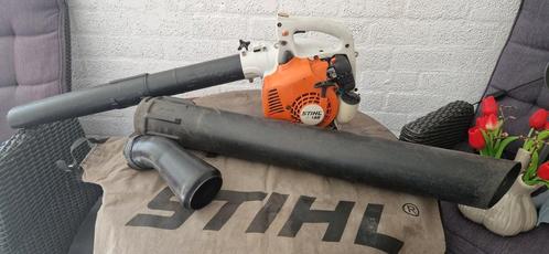 stihl bg55 met zuigfunctie en accessoires, Tuin en Terras, Bladblazers, Gebruikt, Benzine, Met zuigfunctie, Ophalen