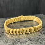 14k gouden armband rolex schakel massief, Sieraden, Tassen en Uiterlijk, Armbanden, Ophalen of Verzenden