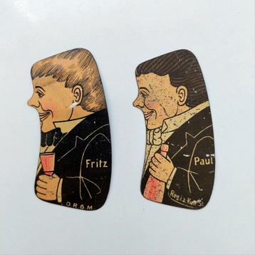 Antiek Blikken Speelgoed Fritz & Paul Optische Illusie beschikbaar voor biedingen