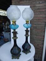 Set Franse olielampen, Antiek en Kunst, Antiek | Lampen, Ophalen