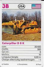 B353 autokaartje 3B caterpillar d 8 k, Ophalen of Verzenden, Zo goed als nieuw, Auto's