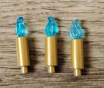 lego kaars / kaarsen goud met blauwe vlam nieuw ️, Ophalen of Verzenden, Nieuw