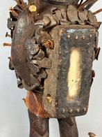 250962 Oud Afrikaans Fetisch Nkisi Nkondi beeld uit Kongo, Antiek en Kunst, Ophalen of Verzenden