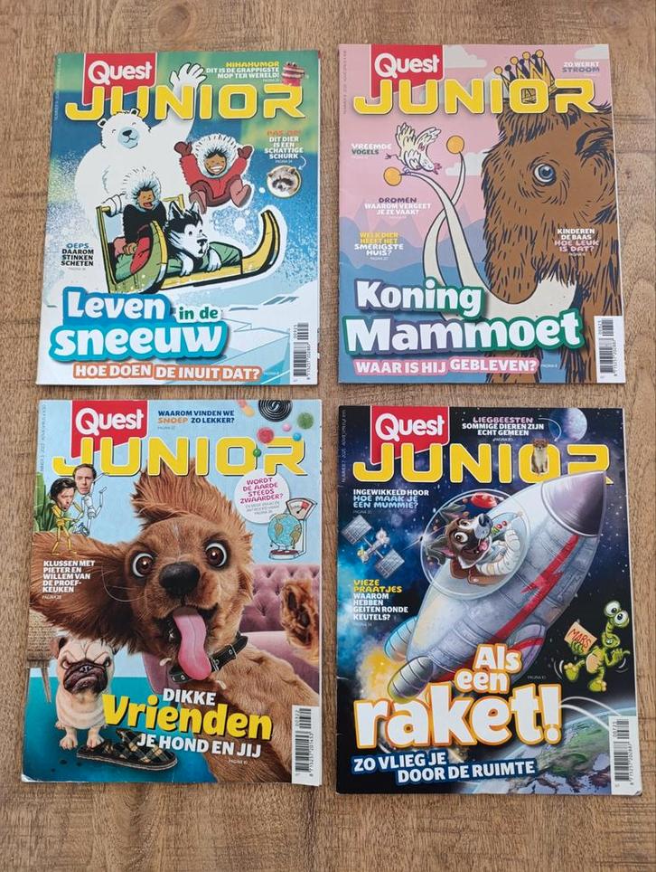 Quest Junior Tijdschriften - Diverse Uitgaven, Boeken, Tijdschriften en Kranten, Zo goed als nieuw, Wetenschap en Natuur, Ophalen of Verzenden