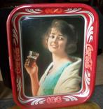 Vintage dienblad Coca Cola mancave / huisbar / themafeest, Verzamelen, Ophalen, Gebruikt