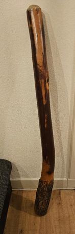 Unieke Bloodwood didgeridoo met schors(!) - in B, brede buis, Ophalen of Verzenden, Gebruikt