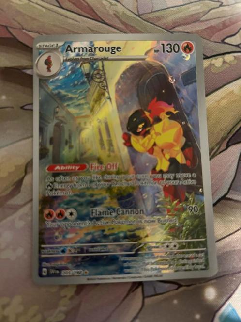 Armarouge full art, Pokemonkaart, mint, packfresh, engels, Hobby en Vrije tijd, Verzamelkaartspellen | Pokémon, Zo goed als nieuw