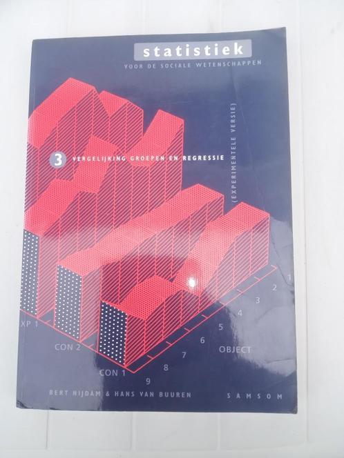 Boek Statistiek voor de sociale wetenschappen 3, Boeken, Studieboeken en Cursussen, Gelezen, WO, Gamma, Ophalen of Verzenden