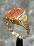 14k Gouden Zegelring, 20 of groter, Nieuw, Ophalen of Verzenden, Dame of Heer