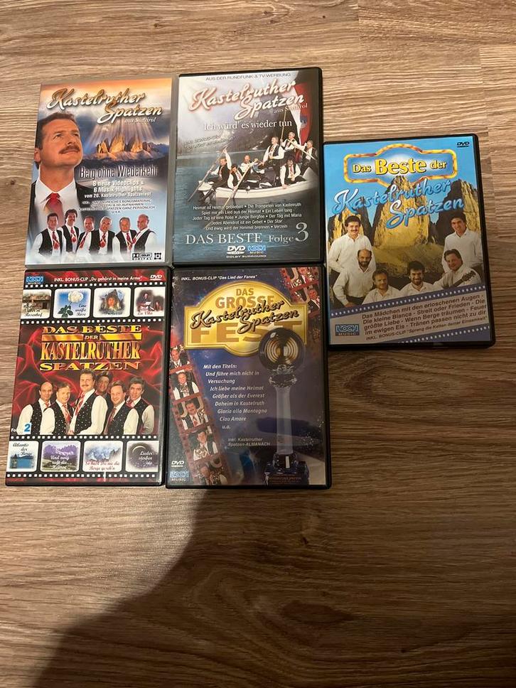 Kastelruther Spatzen DVD Collectie, Cd's en Dvd's, Cd's | Nederlandstalig, Gebruikt, Levenslied of Smartlap, Ophalen of Verzenden