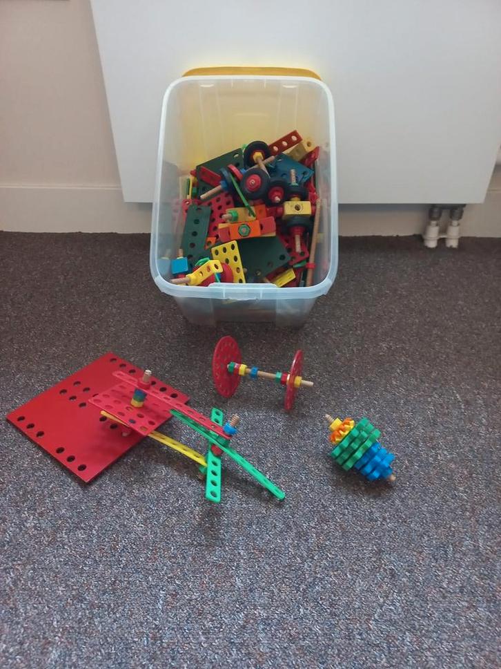 Vintage Constructie Speelgoed, Kinderen en Baby's, Speelgoed | Educatief en Creatief, Gebruikt, Bouwen, Ophalen of Verzenden