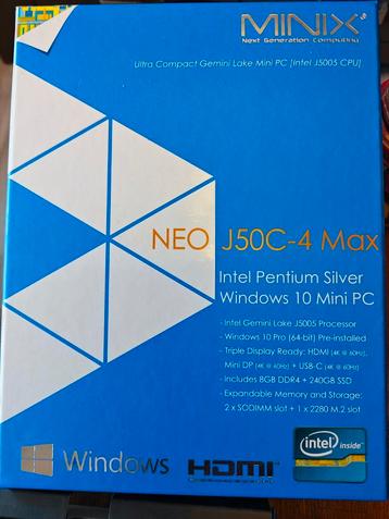 Nieuwe Mini PC Minix Neo J50c-4 max beschikbaar voor biedingen