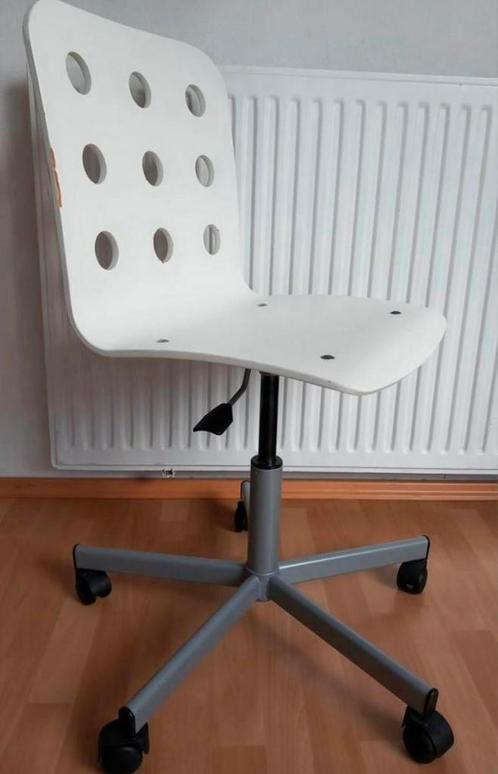 Jules bureaustoel wit voor volwassenen, Huis en Inrichting, Bureaustoelen, Gebruikt, Bureaustoel, Wit, Ophalen of Verzenden
