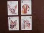 BULGARIJE 1991; set (4) HONDEN, Postzegels en Munten, Postzegels | Thematische zegels, Dier of Natuur, Verzenden, Gestempeld