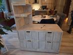 Steigerhouten TV/Radio Meubel Handgemaakt, Ophalen, 25 tot 50 cm, Landelijk, Minder dan 100 cm