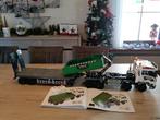 Grote container truck met aanhanger, 2950 onderdelen., Ophalen, Groter dan 1:32, Truck, Overige merken