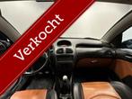 Peugeot 206 CC 2.0-16V|Leer|Airco|Cabrio|197.000 KM NAP|, 47 €/maand, Origineel Nederlands, Te koop, Benzine