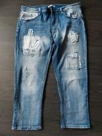 3/4 jeans maat 42, Gedragen, W33 - W36 (confectie 42/44), Blauw, Ophalen