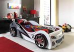 Brap Brap autobed - 90x200 - Wit, Kinderen en Baby's, Kinderkamer | Bedden, Ophalen of Verzenden, Nieuw