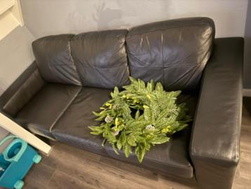 Antraciet 3-zits bankstel