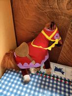 Hema paard knuffel met ridder kleren 42 cm groot, Kinderen en Baby's, Speelgoed | Knuffels en Pluche, Ophalen of Verzenden