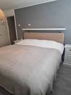 Boxspring okergeel mosterdgeel 180x200, Ophalen of Verzenden, Tweepersoons