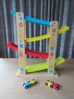 New Classic Toys houten autobaan / jodelbaan, Ophalen of Verzenden, Zo goed als nieuw, Duw- of Trekspeelgoed