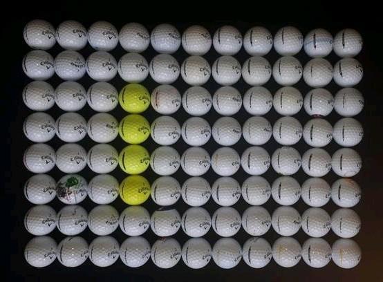 88 stuks Callaway Warbird golfballen, Sport en Fitness, Golf, Zo goed als nieuw, Bal(len), Callaway, Ophalen of Verzenden