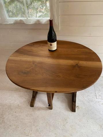 Antieke franse wijntafel, table de vigneronne beschikbaar voor biedingen
