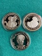 Zilveren munten Liberia Dollars 1997- Lady Diana, Postzegels en Munten, Munten | Afrika, Ophalen of Verzenden, Overige landen
