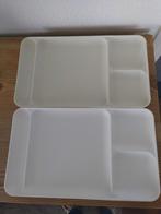 Tupperware  2 dienbladen serveertrays met vakken, Ophalen of Verzenden, Zo goed als nieuw, Doos, Minder dan 35 cm