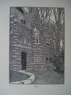 05 / Edam Zuidportaal St.Nicolaas Kerk Gravure 1902, Ophalen of Verzenden