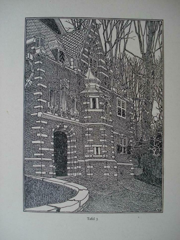 05 / Edam Zuidportaal St.Nicolaas Kerk Gravure 1902, Antiek en Kunst, Kunst | Etsen en Gravures, Ophalen of Verzenden
