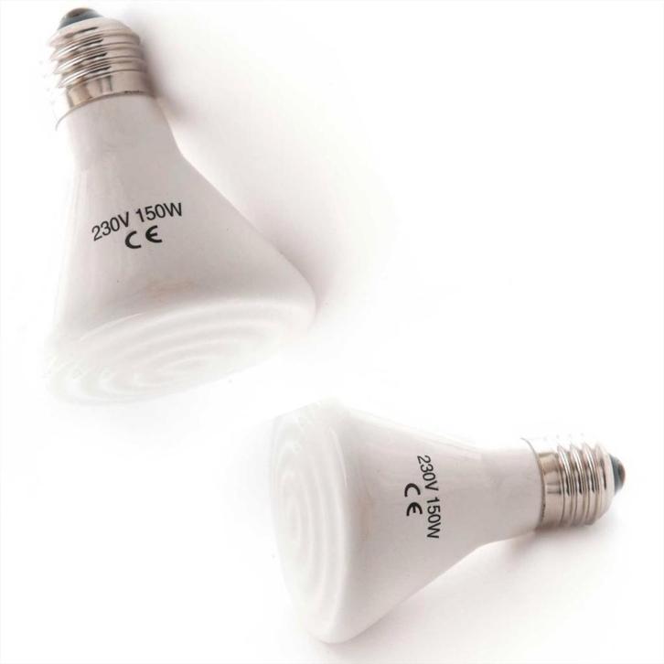 Donkerstraler 150W warmtelamp reptiel kip kat hond, Dieren en Toebehoren, Pluimvee | Toebehoren, Nieuw, Broedmachine, Ophalen of Verzenden