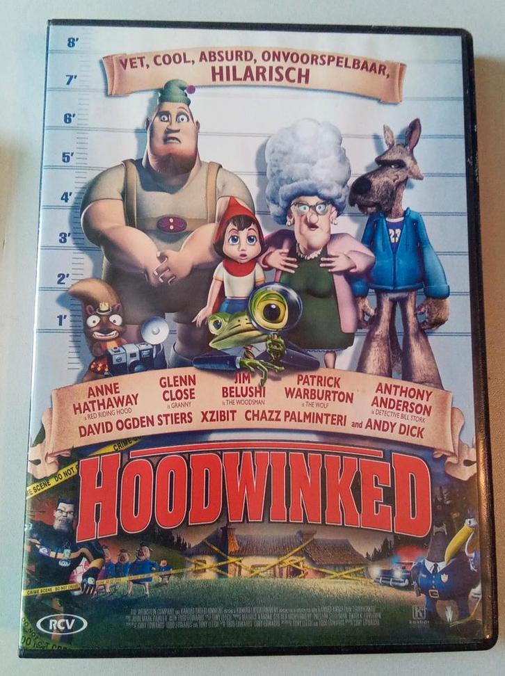 Hoodwinked, Cd's en Dvd's, Dvd's | Tekenfilms en Animatie, Zo goed als nieuw, Amerikaans, Alle leeftijden, Ophalen of Verzenden