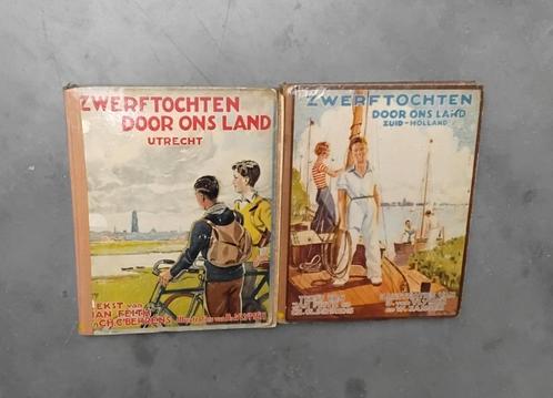 Vintage boek: zwerftochten door ons land (Utecht/ Zuid Holla, Boeken, Prentenboeken en Plaatjesalbums, Gelezen, Plaatjesalbum