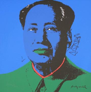 Andy Warhol(1928) Kleur Lithografie"MaoTseTung Nr 8" Gen Ges beschikbaar voor biedingen