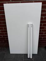 Adils ikea poten met tafel bureaublad, Huis en Inrichting, Tafelonderdelen, Ophalen of Verzenden, Zo goed als nieuw, Rechthoekig