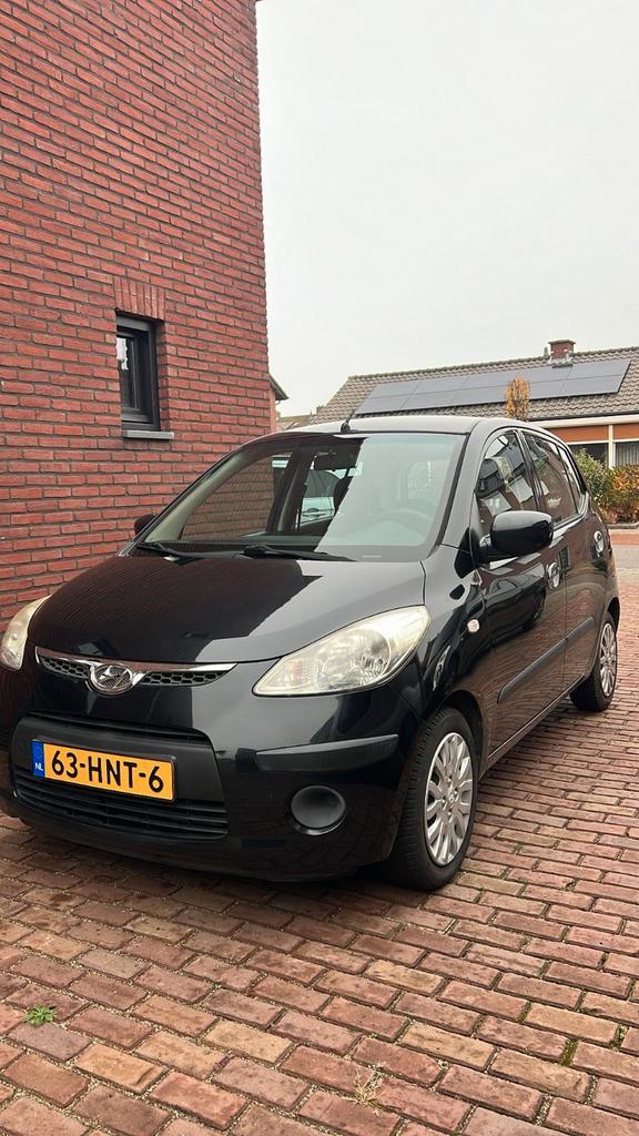 Hyundai i10 1.25 I 5DR 2009 Zwart, Auto's, Hyundai, Particulier, i10, Airbags, Airconditioning, Centrale vergrendeling, Elektrische buitenspiegels