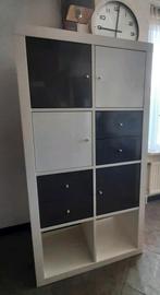 Ikea kallax/ expedit kast met deurtjes,  laden  hoogglans, Ophalen, Zo goed als nieuw