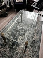 Glazen salontafel 70x130cm, Huis en Inrichting, Tafels | Salontafels, 100 tot 150 cm, Zo goed als nieuw, Minder dan 50 cm, Rechthoekig