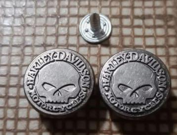 Harley Davidson Willie G Skull Knoop 17mm beschikbaar voor biedingen