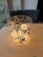 Sfeervolle glazen vaas met Ledlampen lichtsnoer, Overige kleuren, Ophalen of Verzenden, Minder dan 50 cm, Glas