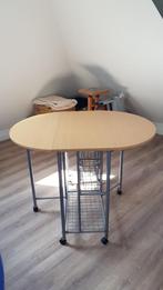 Inklapbare tafel, Ophalen, Zo goed als nieuw, 75 cm of meer, Hout