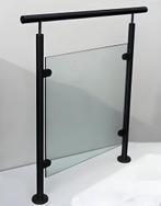 Zwarte rvs balustrade design hekwerk op maat, Doe-het-zelf en Verbouw, Ladders en Trappen, Ophalen, Nieuw