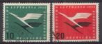 Bundesrepublik (66) - 206+208 - luchtpost - Lufthansa, Postzegels en Munten, Postzegels | Europa | Duitsland, BRD, Verzenden, Gestempeld